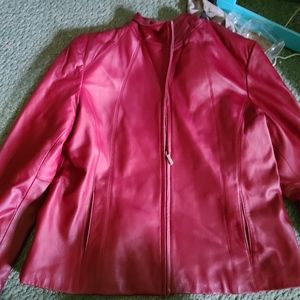 COPY - Siena Red leather jacket XL